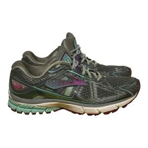 Brooks Ravenna 6 Gray Mint Plum Running Sneakers Women's Size 8